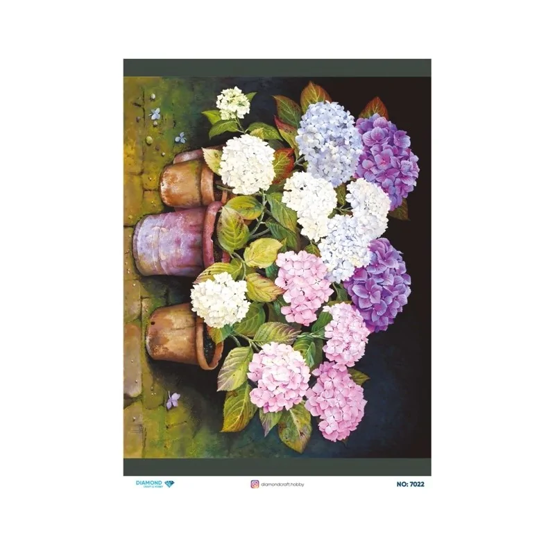 7022 Diamond Pirinç Dekopaj Kağıdı 30x42cm