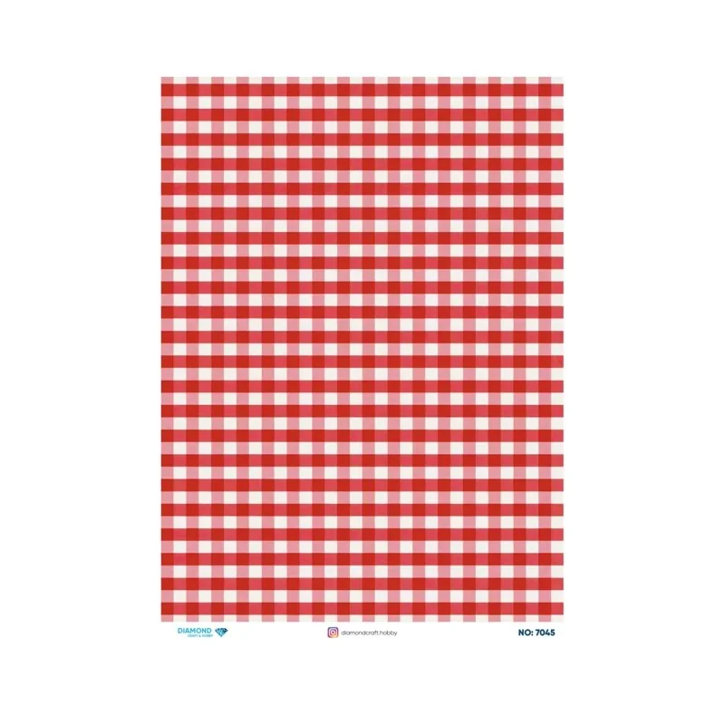 7045 Diamond Pirinç Dekopaj Kağıdı 30x42cm