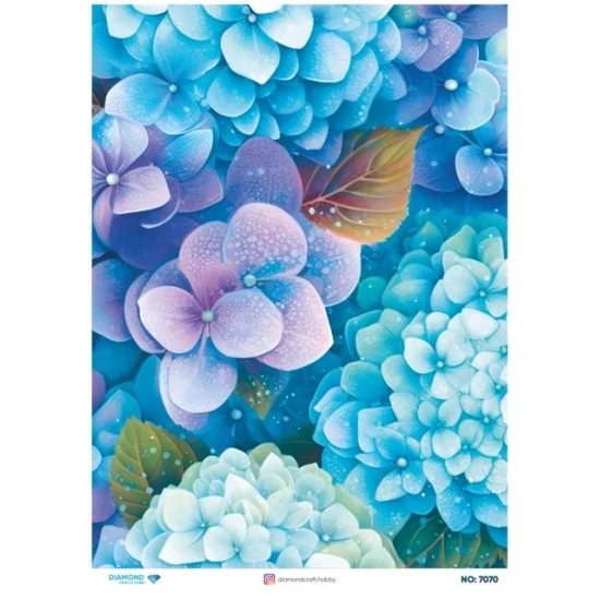 7070 Diamond Pirinç Dekopaj Kağıdı 30x42cm 7070 Diamond Pirinç Dekopaj Kağıdı 30x42cm