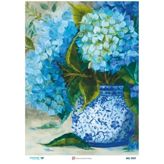 7077 Diamond Pirinç Dekopaj Kağıdı 30x42cm 7077 Diamond Pirinç Dekopaj Kağıdı 30x42cm