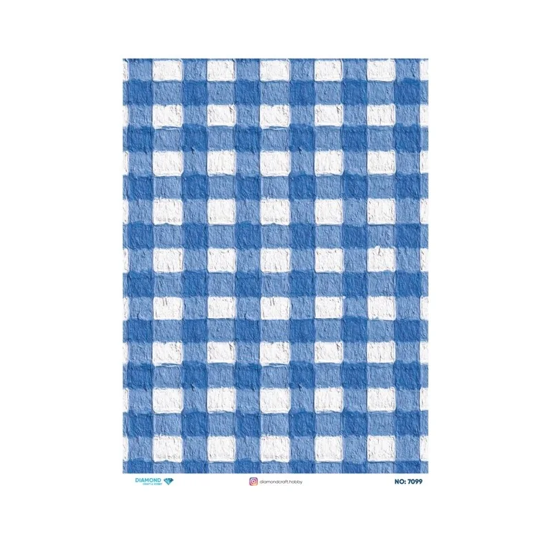 7099 Diamond Pirinç Dekopaj Kağıdı 30x42cm