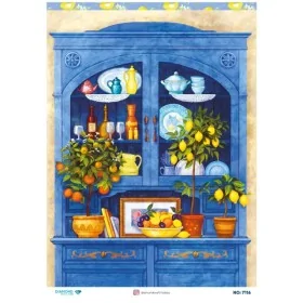 7116 Diamond Pirinç Dekopaj Kağıdı 30x42cm