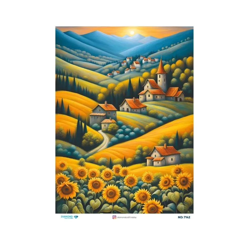 7142 Diamond Pirinç Dekopaj Kağıdı 30x42cm