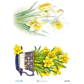 7201 Diamond Pirinç Dekopaj Kağıdı 30x42cm