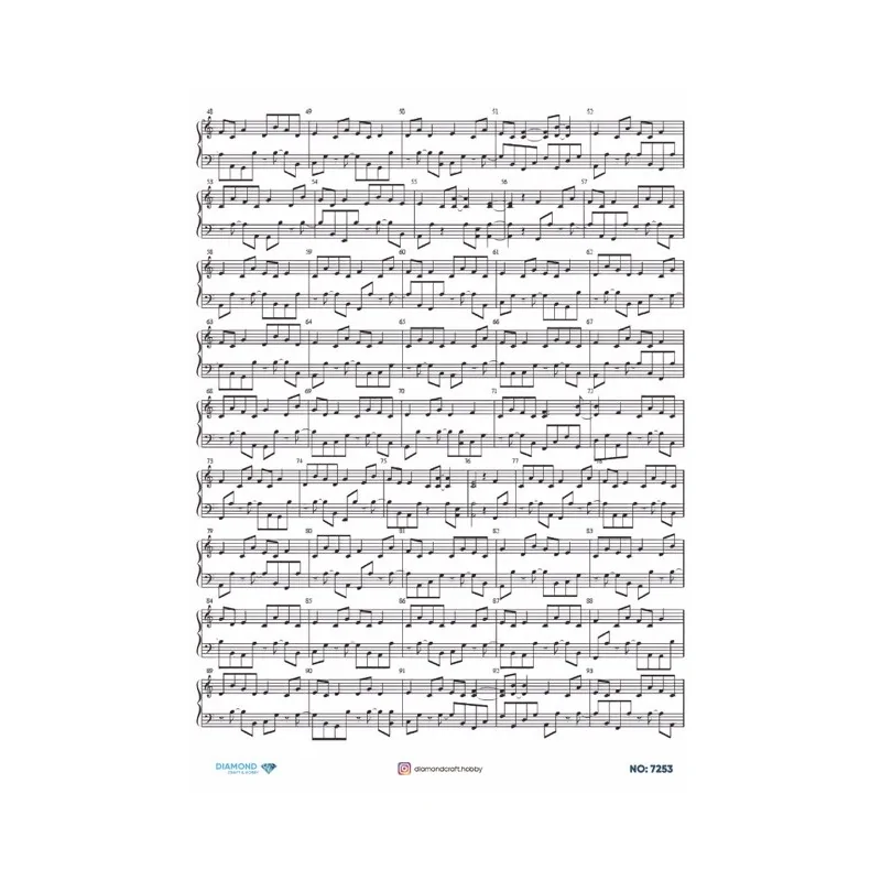 7253 Diamond Pirinç Dekopaj Kağıdı 30x42cm