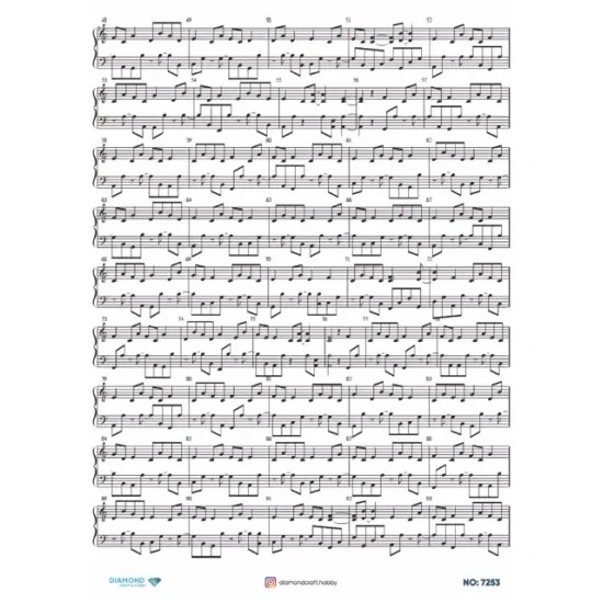 7253 Diamond Pirinç Dekopaj Kağıdı 30x42cm 7253 Diamond Pirinç Dekopaj Kağıdı 30x42cm