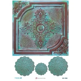7258 Diamond Pirinç Dekopaj Kağıdı 30x42cm