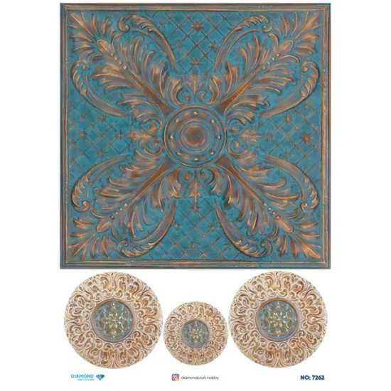7262 Diamond Pirinç Dekopaj Kağıdı 30x42cm 7262 Diamond Pirinç Dekopaj Kağıdı 30x42cm