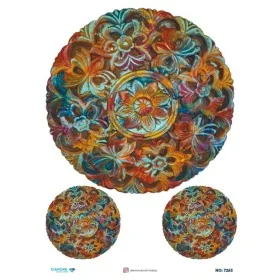 7263 Diamond Pirinç Dekopaj Kağıdı 30x42cm