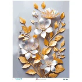 7270 Diamond Pirinç Dekopaj Kağıdı 30x42cm