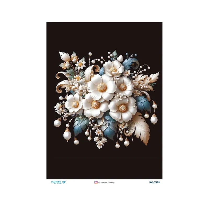 7279 Diamond Pirinç Dekopaj Kağıdı 30x42cm