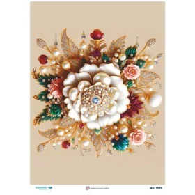 7282 Diamond Pirinç Dekopaj Kağıdı 30x42cm