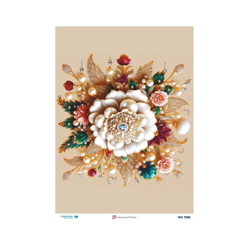 7282 Diamond Pirinç Dekopaj Kağıdı 30x42cm