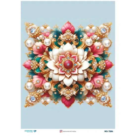 7284 Diamond Pirinç Dekopaj Kağıdı 30x42cm 7284 Diamond Pirinç Dekopaj Kağıdı 30x42cm