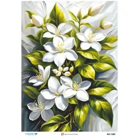 7287 Diamond Pirinç Dekopaj Kağıdı 30x42cm