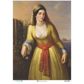 7334 Diamond Pirinç Dekopaj Kağıdı 30x42cm