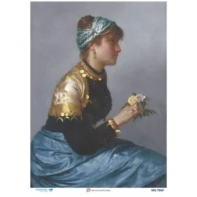 7349 Diamond Pirinç Dekopaj Kağıdı 30x42cm