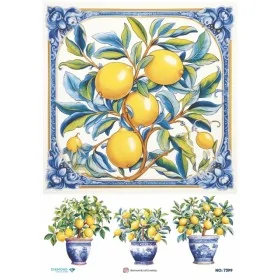 7399 Diamond Pirinç Dekopaj Kağıdı 30x42cm