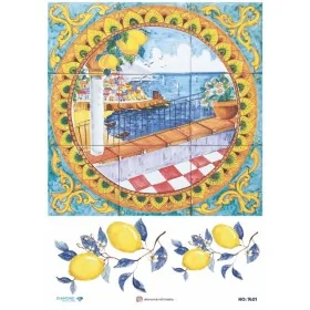 7401 Diamond Pirinç Dekopaj Kağıdı 30x42cm