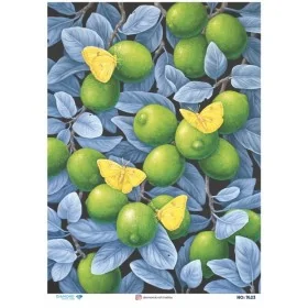 7423 Diamond Pirinç Dekopaj Kağıdı 30x42cm