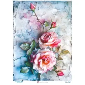 7449 Diamond Pirinç Dekopaj Kağıdı 30x42cm