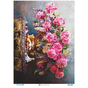 7479 Diamond Pirinç Dekopaj Kağıdı 30x42cm