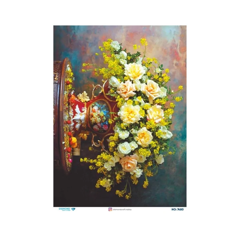 7480 Diamond Pirinç Dekopaj Kağıdı 30x42cm
