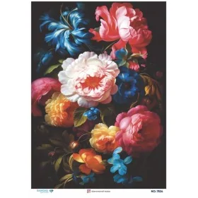 7524 Diamond Pirinç Dekopaj Kağıdı 30x42cm