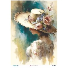 7526 Diamond Pirinç Dekopaj Kağıdı 30x42cm
