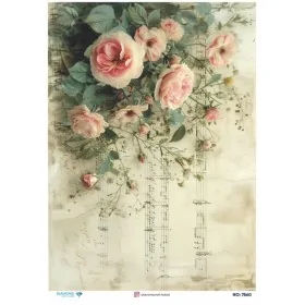 7560 Diamond Pirinç Dekopaj Kağıdı 30x42cm