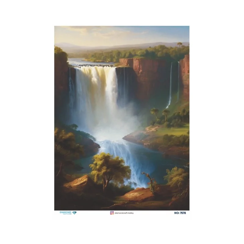 7578 Diamond Pirinç Dekopaj Kağıdı 30x42cm