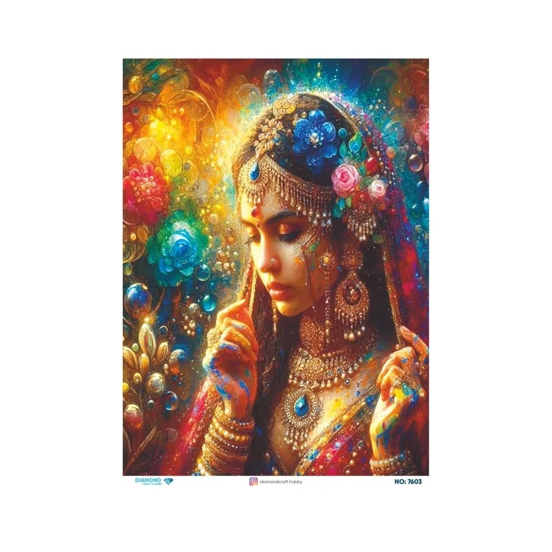 7603 Diamond Pirinç Dekopaj Kağıdı 30x42cm