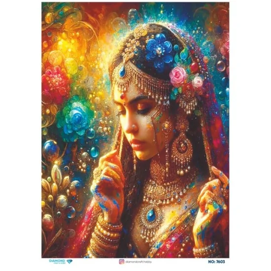 7603 Diamond Pirinç Dekopaj Kağıdı 30x42cm 7603 Diamond Pirinç Dekopaj Kağıdı 30x42cm