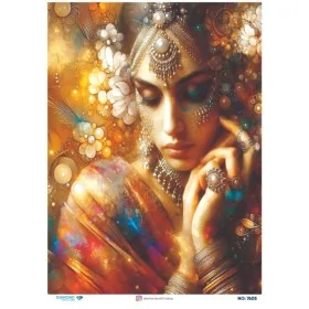 7605 Diamond Pirinç Dekopaj Kağıdı 30x42cm