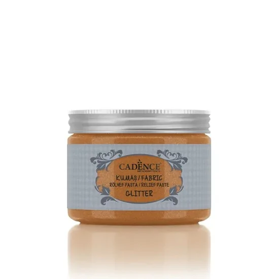 15879 Bakır Simli Kumaş Rölyef Pasta