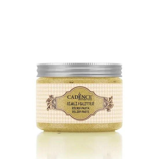 5798 Altın  Simli Rölyef Pasta