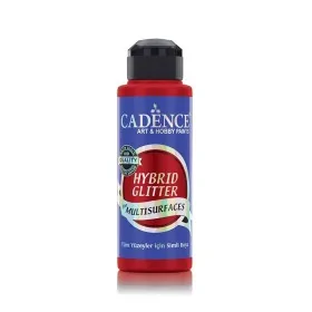 HSG053 Crimson Kırmızı – Gümüş Simli Hibrit Multisurface 120ML