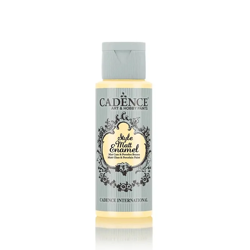 Cadence Enamel Mat Cam Porselen Boyası 337 Açık Sarı 59ML