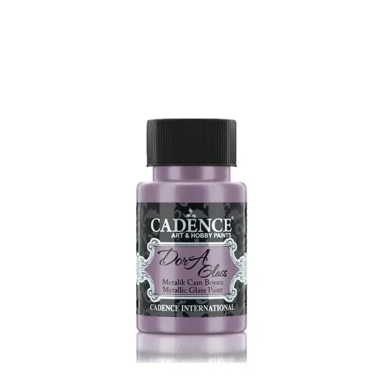 Cadence Dora Metalik Cam Boyası 3165 Buğulu Lila 50ML Cadence Dora Metalik Cam Boyası 3165 Buğulu Lila 50ML