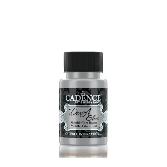 Cadence Dora Metalik Cam Boyası 3132 Gümüş 50ML