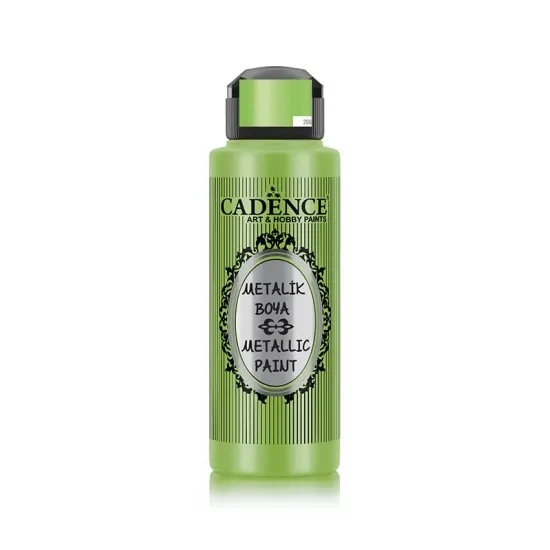 206 Pastel Yeşili Cadence Ham Yüzeyler İçin Metalik Boya 120ML 206 Pastel Yeşili Cadence Ham Yüzeyler İçin Metalik Boya 120ML
