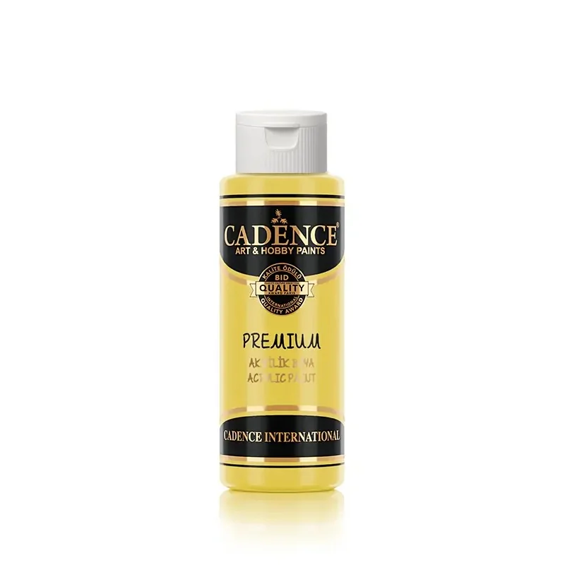Premium Akrilik Boya 0755 Limon Sarı 70ML