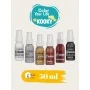 Kooky 6'lı Metalik Sprey Kumaş Boya Seti 50ML Kooky 6'lı Metalik Sprey Kumaş Boya Seti 50ML