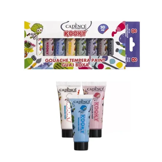 Kooky 8'li Guaj Boya Seti 20ML Kooky 8'li Guaj Boya Seti 20ML