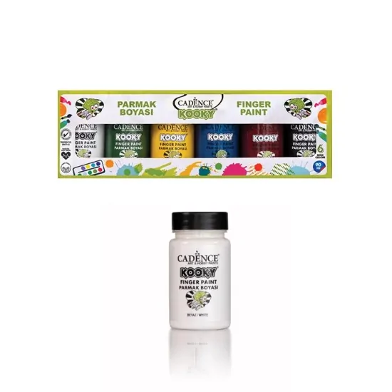 Kooky 6'lı Parmak Boyası Seti 90ML Kooky 6'lı Parmak Boyası Seti 90ML