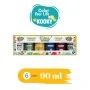Kooky 6'lı Parmak Boyası Seti 90ML Kooky 6'lı Parmak Boyası Seti 90ML