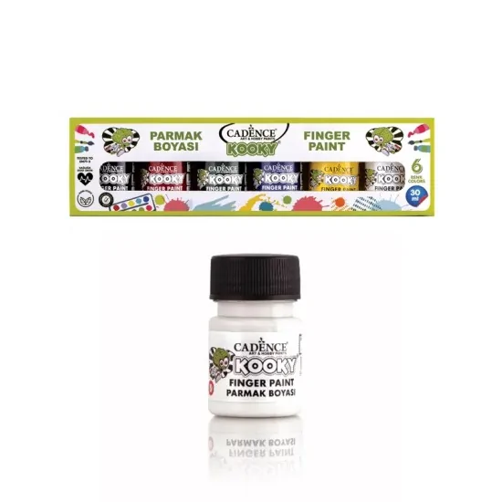 Kooky 6'lı Parmak Boyası Seti 30ML Kooky 6'lı Parmak Boyası Seti 30ML