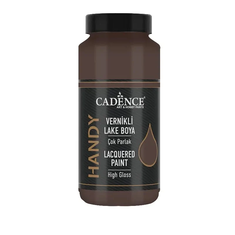 Cadence Vernikli Lake Boya L053 Koyu Sıcak Kahve 450ml