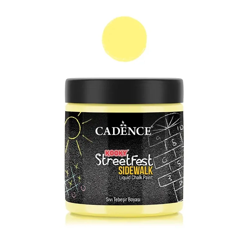 SF02 Sarı Sıvı Tebeşir Boyası Kooky Streetfest 250ML