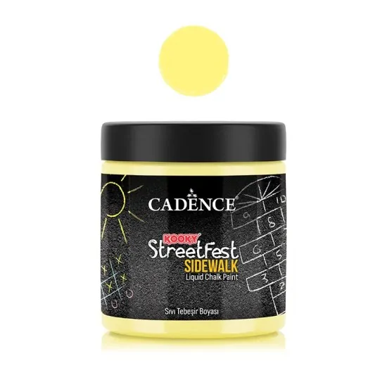 SF02 Sarı Sıvı Tebeşir Boyası Kooky Streetfest 250ML SF02 Sarı Sıvı Tebeşir Boyası Kooky Streetfest 250ML